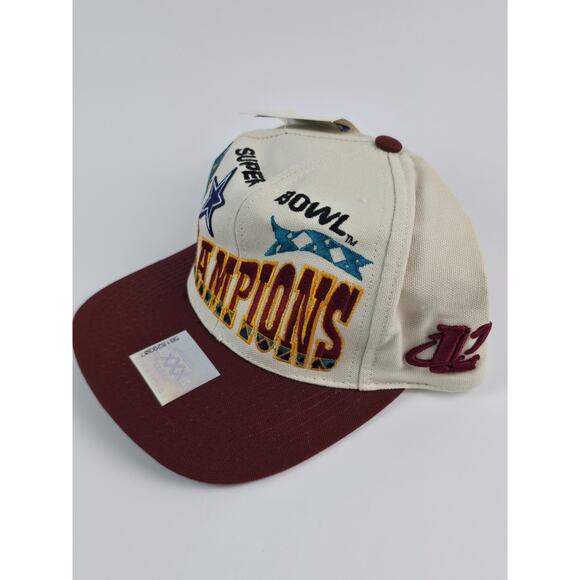 NOS Dallas Cowboys Super Bowl XXX Champions Logo Athletic Snapback Hat 1996 new - Picture 3 of 9